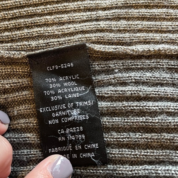 COUPÉ COLLECTION Gray long cardigan size L - Picture 5 of 8